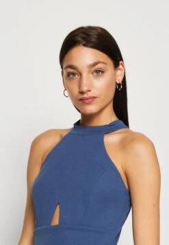 Wal G Hannah Cut Out Maxi - Galajurk - Denim Blue -Fashion Verkoop d666dcc861af461cb39010dc29cd06ad