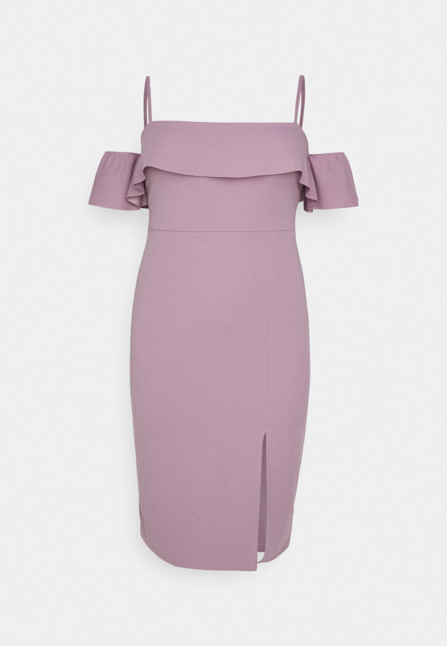 Andy Ruffle Midi - Jerseyjurk - Mauve Pink 8 Andy Ruffle Midi - Jerseyjurk - Mauve Pink - Afbeelding 6