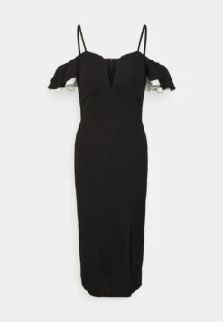 Wal G Simah Frill Midi Dress - Jerseyjurk - Black/White 12 Wal G Simah Frill Midi Dress - Jerseyjurk - Black/White -Fashion Verkoop d76854ec5b7e4b08beadaaa212536aca