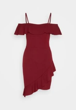 Wal G Revra Strappy Frill Skater - Cocktailjurk - Berry Wine -Fashion Verkoop d82c1097196d40ba92792c8f4994e6c9