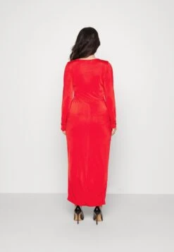 Mag V Neck Midi - Jurk - Red 10 Mag V Neck Midi - Jurk - Red -Fashion Verkoop da87edfba85e48449315f6fcc0321e66