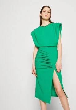 Wal G Cruise Collection Roxy Power Shoulder Midi - Cocktailjurk - Leaf Green -Fashion Verkoop dda5edce93e44cdeb49071c30c2853f8