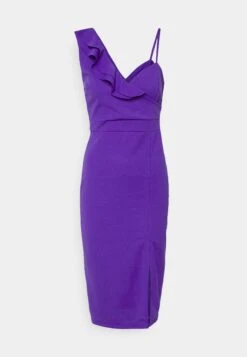 Wal G Cami Ruffle Midi - Jurk - Purple -Fashion Verkoop de3ddc4c0e0b4f04af48963ae1873996