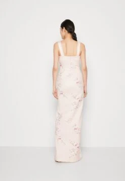 Wal G Wedding Dolly V Neck Print Maxi - Jerseyjurk - Apricot/Multi-Coloured -Fashion Verkoop e1ead963b14a433eb236da7d1b8c498c