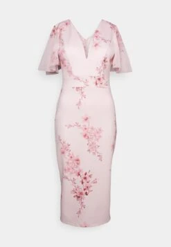 Wal G Wedding Jamie Flare Sleeve Midi - Etui-Jurk - Pink -Fashion Verkoop e29c81b2bccc4a7ba596d0e8c75d653d