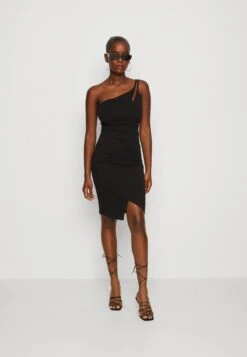 Wal G Valencia Cut Out One Shoulder Midi Dress - Jerseyjurk - Black -Fashion Verkoop e2ec50d1fe5e49b8b373e57402a16c87
