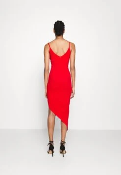 Laila Asymmetric Midi Dress - Jurk - Red 9 Laila Asymmetric Midi Dress - Jurk - Red -Fashion Verkoop e414849f03754a09adac1416db10a910