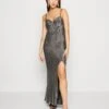 Wal G Exclusive Nye Glitter Charleston - Jerseyjurk - Silver -Fashion Verkoop e6e5a984d3444107b771959fcab06dea