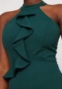 Wal G Tilly Ruffle Halter Neck Maxi Dress - Jerseyjurk - Forest Green -Fashion Verkoop e702b3546f3e4e4d9ece1cd58ff4bc5d
