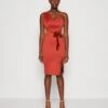 Wal G Tatiana Bow Midi - Cocktailjurk - Terracotta -Fashion Verkoop e74f383a8806429a83743cf038899d79