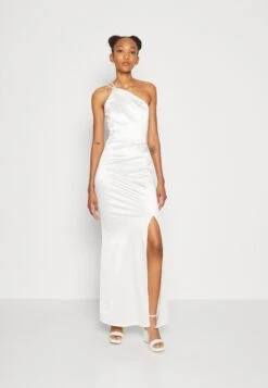 Wal G Chantal One Shoulder Maxi - Galajurk - White
