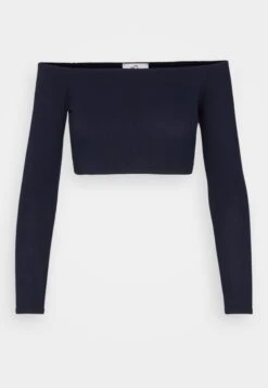 Wal G Hollie Off Shoulder Crop - Longsleeve - Navy 12 Wal G Hollie Off Shoulder Crop - Longsleeve - Navy -Fashion Verkoop ea3155239ee34517ac01d24dc0f35c65