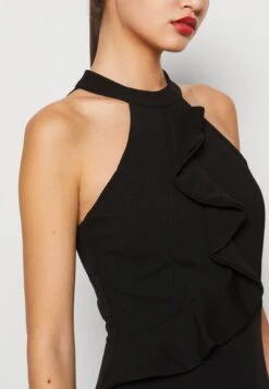 Wal G Poppy Frill Neck - Jumpsuit - Black -Fashion Verkoop ec3a0e9dbca44252aac9b0850c99c29c