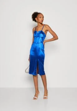 Wal G Saira Midi - Etui-Jurk - Electric Blue -Fashion Verkoop ec68c183dd554e28a5f7e8fa85d3b503