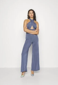 Wal G Party Jojo Halter - Jumpsuit - Denim Blue -Fashion Verkoop ed57d1d20a31418691e655a10e69bbfb