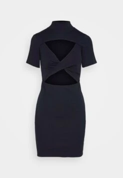 Wal G Willow Cut Out Mini - Jerseyjurk - Navy Blue -Fashion Verkoop ed9ed56949e54370867629c437f28b40