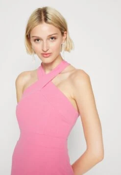 Wal G Indy Cross Neck Maxi - Jerseyjurk - Rose Pink -Fashion Verkoop efb4f8615cd04f5f915ef0c78000cd5a