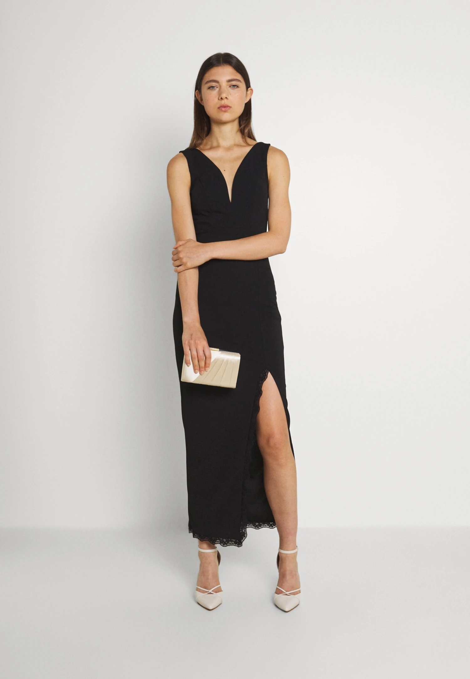 Wal G Harry Maxi Dress - Galajurk - Black 4 Wal G Harry Maxi Dress - Galajurk - Black - Afbeelding 2