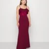 Mita Ruffle Maxi - Galajurk - Wine -Fashion Verkoop f13bb818c7b24511b03ce76154cca3d5