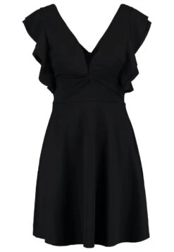 Wal G Lucia V Neck Frill Sleeve Skater Dress - Cocktailjurk - Black 11 Wal G Lucia V Neck Frill Sleeve Skater Dress - Cocktailjurk - Black -Fashion Verkoop f498431274de44dd9f81d2cacf43880a
