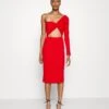 Cut Out Midi Dress - Jurk - Red -Fashion Verkoop f5059031cabc49dca7cb5dc4fde9b144