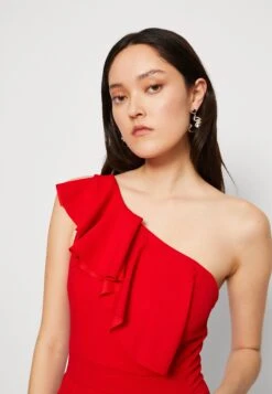 Wal G Kelly Ruffle - Jumpsuit - Red -Fashion Verkoop f51a7800558d4c458e2349ae1e266961