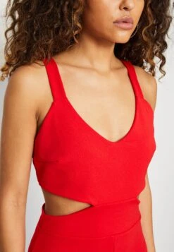 Wal G Brodie Cut Out Midi - Jerseyjurk - Red -Fashion Verkoop f51c827cec044bf9bf21226df733423e