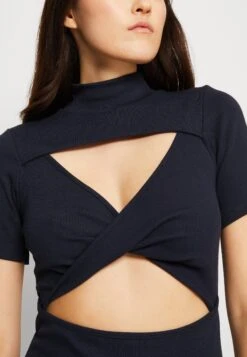 Wal G Willow Cut Out Mini - Jerseyjurk - Navy Blue -Fashion Verkoop f7f8c5acd70c4660b0898328febcdd3f