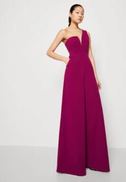 Wal G Fleur One Shoulder- Jumpsuit - Purple -Fashion Verkoop f800babdd91246feac4285a5be4b93c9