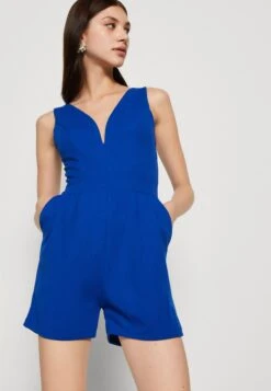 Wal G Cleo V Neck Playlist - Jumpsuit - Electric Blue -Fashion Verkoop fa28449c95f145e3bf71f3ae01777dea
