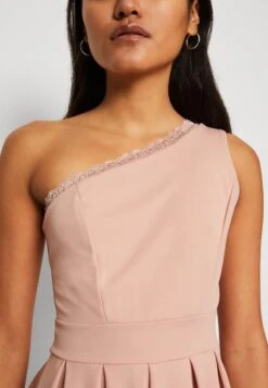 Wal G Vanya One Shoulder Skater Dress - Jerseyjurk - Blush Pink -Fashion Verkoop fb1d2b4756534cc9b01a9a373b33e5b0