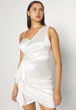 Wal G Tanya Ruffle Mini - Cocktailjurk - White -Fashion Verkoop fbc1fc12a5674fe0b3cd1d06ecf8789d