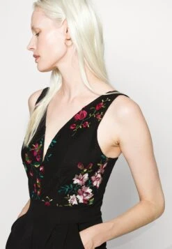 Contrast Plunge - Jumpsuit - Black -Fashion Verkoop fc821fffab3a480d8a08d740b9ef7b32