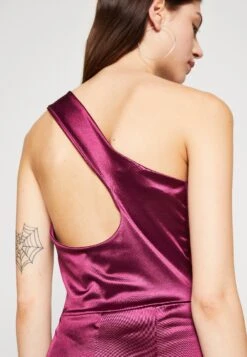 Wal G Stoey One Shoulder Maxi - Jerseyjurk - Plum -Fashion Verkoop fd2fcbb797364bd3b5790fb6e567051e