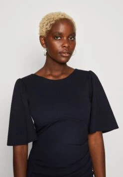 Wal G Puff Sleeve Midi Dress - Etui-Jurk - Navy Blue -Fashion Verkoop fe735a58bbb4461d9994c1aeef1c7398