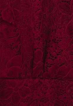 Double Frill Dress - Cocktailjurk - Wine -Fashion Verkoop ff7ded4648a94f86a8db87b7b3273f3d